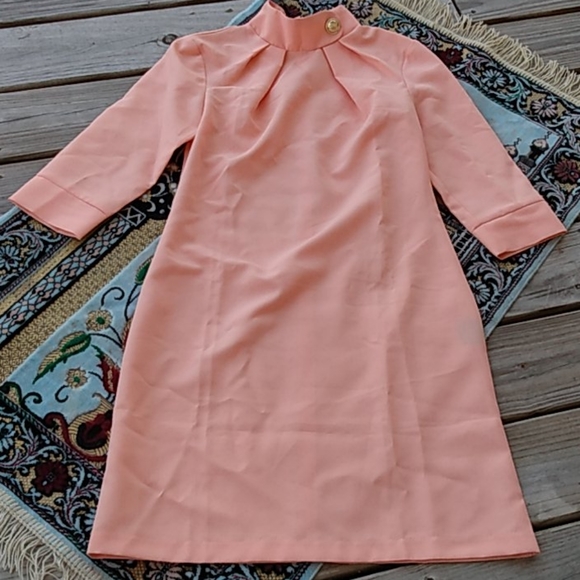 dioni Dresses & Skirts - DIONI M PEACH SHEATH DRESS NWT